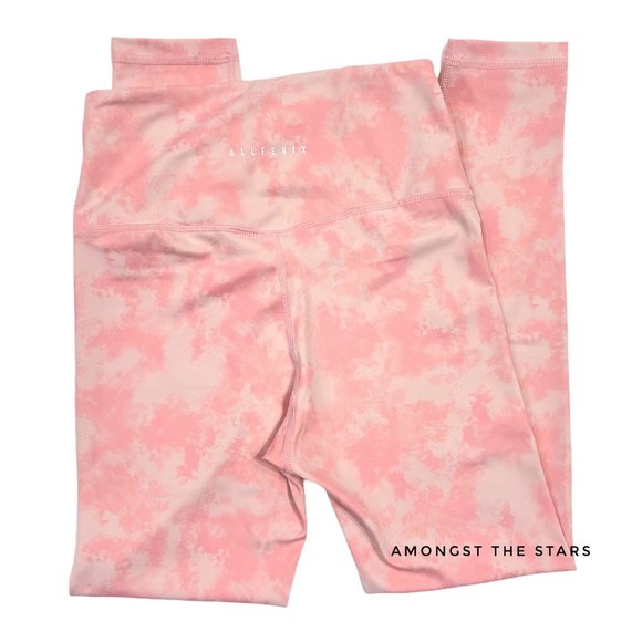 All Fenix Blush Pink Tie Dye 7/8 Ankle Leggings - Picture 8 of 9